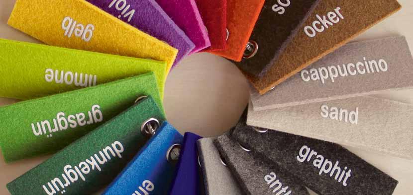Qualität & Farben Qualität & eigenschaften Schurwolle lässt sich durch Feuchtigkeit, Wärme und Reibung verfilzen und festigen. Dadurch entsteht ein homogenes textiles Flächengebilde, der Wollfilz.