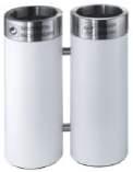 BEHÄLTER CREW-4x Behälter Aufsatzring: Verbindungselement: Bodenbefestigung: Edelstahl V2A geschliffen, Wandungsstärke 0,8 mm, optional RAL beschichtet