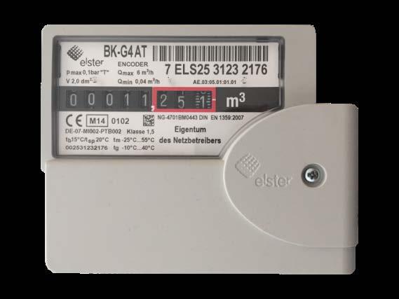 1. Elster Gaszähler BK-G4 AT Mit Kommunikationsmodul: ACM M-Bus