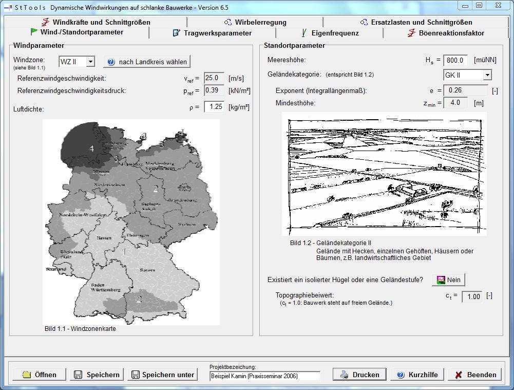 4.3 Tragwerk und Standort StTools