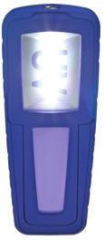 Das ultraviolette Licht wird für die Lecksuche an Klimaanlagen mittels Spurenelementen eingesetzt.