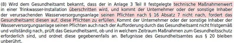 2.2 Maßnahmen im Falle der Überschreitung von technischen Maßnahmenwerten nach 9 Abs.