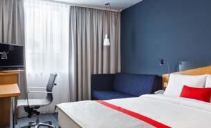 Das Hotel verfügt über 125 komfortable Zimmer und Suiten, welche sich auf 5 Etagen verteilen.