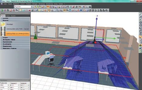 Relux bietet professionelle Planungssoftware für die Konzeption und Realisierung komplexer Lichtsteuerungsaufgaben.