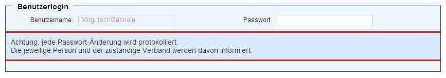 Variante 1: Der Vereinsadministrator speichert direkt in das Feld Email die Emailadresse der jeweiligen Person. Die betreffende Person kann dann unter Passwort vergessen?