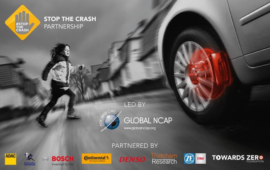 Die führenden Automobilzulieferer weltweit sind Offizieller Partner der Stop the Crash -Kampagne Weitere