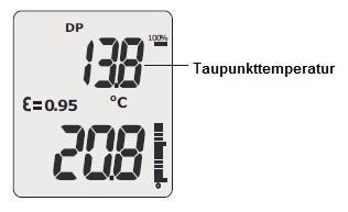 Zielen Sie mit dem Messgerät auf die Stelle, die Sie messen möchten. Entfernen Sie den Detektor langsam und ermitteln Sie so die Temperatur des zu messenden Objekts.