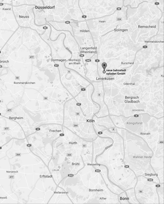 Standort Leverkusen Makrolage Die Stadt Leverkusen befindet sich in Nordrhein-Westfalen im Westen Deutschlands
