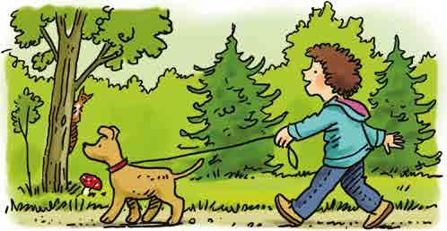 Schreibe die Sätze auf der Rückseite ab. Das Kind geht mit dem Hund in den Wald. Der Wind bläst über das Land. Der Zwerg lebt im Berg.