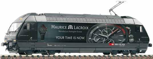 Sie ist ein Jahr auf dem Schweizer Schienennetz unterwegs als erste Lokomotive einer Uhrenmarke.