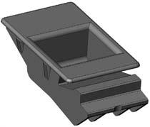 Klappenverschluss Kunststoff (POM) schwarz -10 bis +60