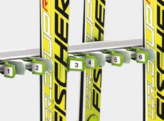 Das Flex Modul Ski 20 kann mit vielen anderen Modulen der Easystore Flex Aufbewahrungssysteme