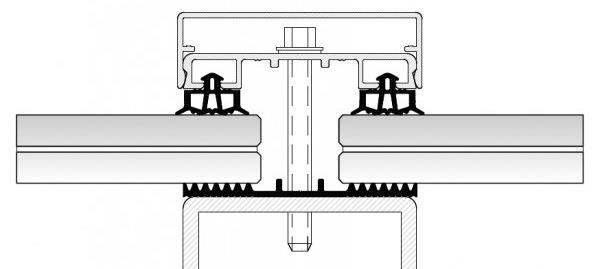 SET Material /SET Lagerware 5210 000 x Edelstahl/geschliffen 109,00 x FLACHDECKSCHIENENSYSTEM 50/60MM System bestehend aus Flachdeckschiene, Systemdichtung und Auflagedichtung.