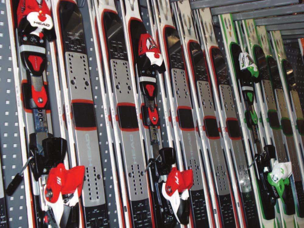 Skiversteifung Ein ruhig liegender Ski lässt sich präziser steuern und beschleunigt dynamischer Kontrollierte