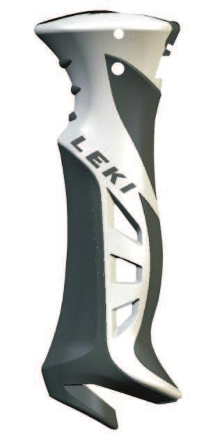 Skistock Griffe Rennsport Vier Finger Mulden Komfort Ergonomisch geformt liegen mit Finger- als auch mit
