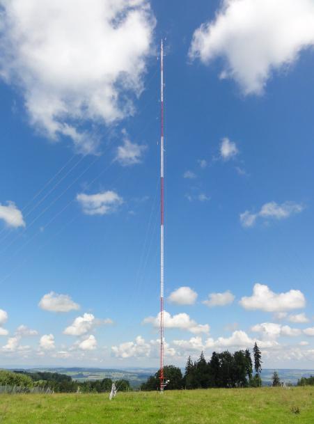 Windmessungen vor Ort Detailliertere Windmessungen mit 99 m hohem Masten - Seit Dez.
