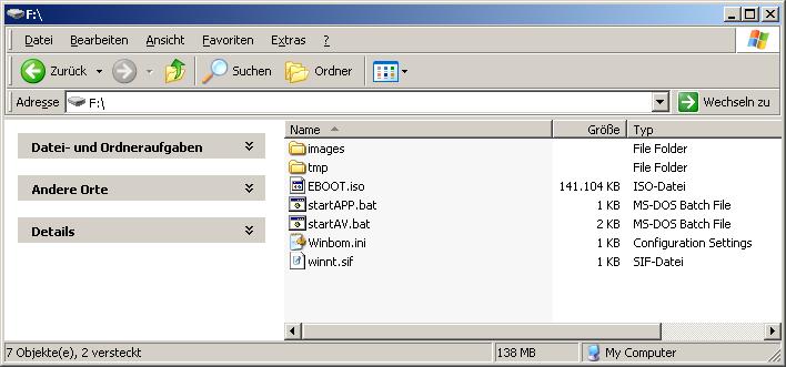 2 Erstellung und Starten von Windows PE Ist der Erstellvorgang erfolgreich abgeschlossen, kann der USB-Speicher als Boot- Medium für SIMOTION P3x0 genutzt werden.