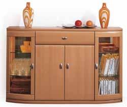 items, sideboard, highboard and display cabinet to the wall unit programme, can be