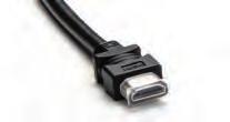 Aktive Installationskabel 19-Pin digital HDMI HighSpeed mit Ethernet (AWG28/AWG24, Gesamtschirm), Kabelfarbe schwarz, Außenhülle PVC, Außendurchmesser: Kabel