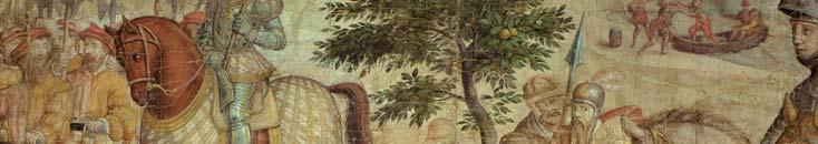 Erst 1546, elf Jahre nach dem Sieg, erhielt der flämische Künstler den Auftrag, Vorlagen für insgesamt zwölf monumentale Tapisserien mit Darstellungen des
