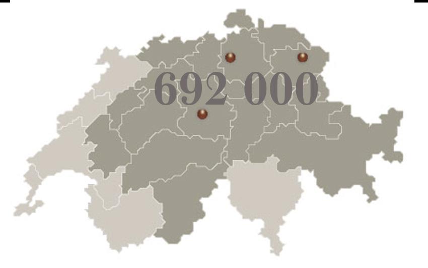 MEDIA DATA SONNTAGSPOOL Readers Composition 69,000 people Male 53%, female 46% Switzerland 68,64 copies Combination discount on advertisements.