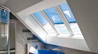 Azuro-Panorama- Dachfenster Die Azuro Außenmarkise 9 % der unerwünschten Wärmestrahlung werden abgehalten.