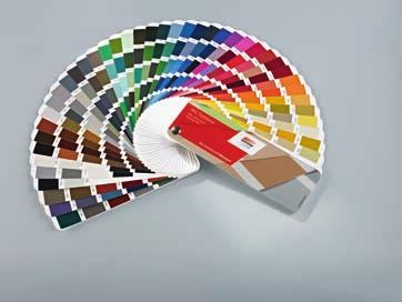 Damit erfüllen Sie jeden architektonischen Farbwunsch. WAREMA Farbwelt - Individual Der Bereich Individual rundet die WAREMA Farbwelt mit über 180 weiteren Pulverfarben ab.