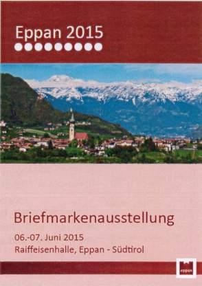 Juni 2015 dreht sich in der Raiffeisenhalle Eppan alles um das was gesammelt werden kann, wie Briefmarken, alte Ansichtskarten, Sonderstempel, Münzen, Telefonkarten, Briefe, Vorphilatelie,