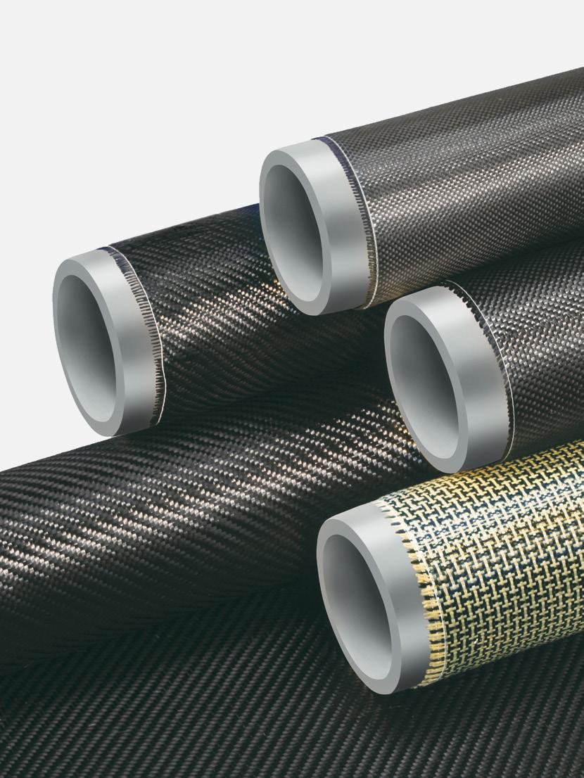 4 Textile Verstärkungs- materialien ideal für Composite-Bauteile Q Ausgezeichnete mechanische Eigenschaften Q