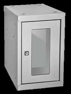 Wertfach/Schließfach-Würfelbox mit Sichtscheibe Maße HxBxT: 400x250x400 mm Farbe Korpus