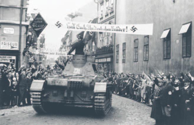 11 Entschluss zur Tat Einmarsch deutscher Truppen nach dem Münchener Abkommen in die Tschechoslowakei Komotau/Chomutov, 9.