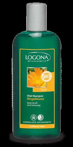 Vital Shampoo Ringelblume 6, Logona 250 ml (100 ml = 56 ) Pflege Shampoo Brennessel 6, Logona 250 ml (100 ml = 56 ) Nur für