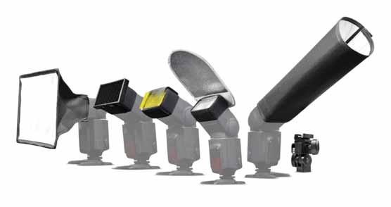 Universal Zuberhörset für mobile Blitzgeräte Kompatibel mit allen Blitzschuh adaptierten Blitzgeräten Farbfilter Waben Diffusor Mini Softbox Reflektor Faltbarer Lichtbeamschacht Blitzgeräte Halterung