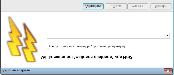 Aktionen auslösen Net2 Unter "Aktionen auslösen" kann ein Auslöser (z. B. durch Klicken auf die Bildschirmtaste "Verriegelung") gewählt und festgelegt werden, welche Türen verriegelt werden sollen.
