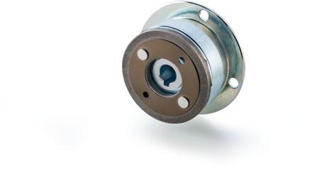 Flange mounted electromagnetic clutch