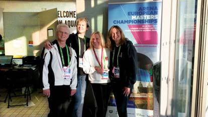 Europameisterschaft der Masters Lisa Graf (Mitte) Deutsche