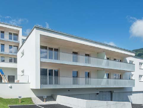 18 Mietwohnungen und Tiefgarage Miete*: 8,53 pro m 2 Planung: beaufort Architekten ZT GmbH, Innsbruck Ø HWB**: 9,6-9,8 kwh/m 2