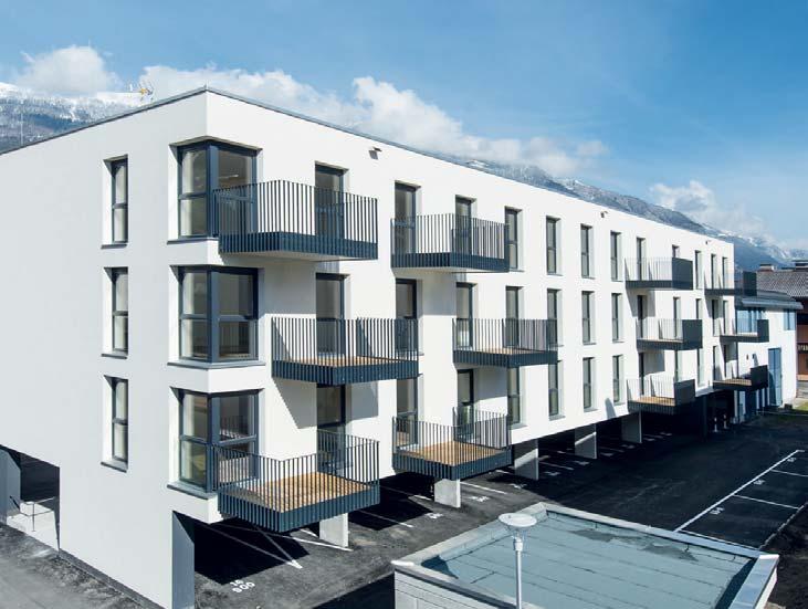 Tirols erste 5-Euro Wohnanlage Mietkosten-Beispiel 2-Zimmer-Wohnung mit 49,50 m 2 inkl.
