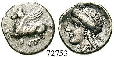800,- Triobol 454-404 v.chr. 2,11 g, Kopf der Athena r.