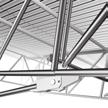 System-Dachträger als Binder-Elemente Unterspannungs-Elemente Bei höheren Schneelasten und/oder großen Spannweiten ist der Einbau eines Zugbandes vorzusehen.
