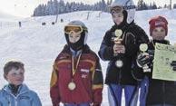 Grundschüler tauschen Schulranzen mit Skiern Sportnachrichten Klassenmeisterschaften der GS Oberstaufen in Sinswang Skifahren ist in.