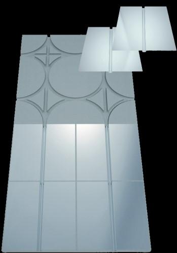 Systemelemente für Boden, Wand und Decke mega-floor+ Umlenkelement 1000 x 500 mm gefertigt aus güteüberwachtem Neopor EPS 032 DEO dh 150 kpa, 25mm dick, nach DIN EN13163.