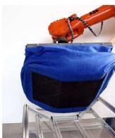 Beheizung Binder-Aktivierung Greifen des Textils Umformen,