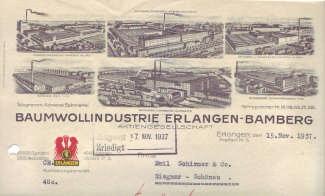 Gegründet 1914, Werbemarke zum 25jährigen Firmenjubiläum.
