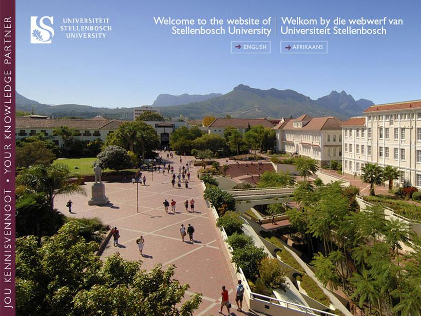 Informationen über die Partneruniversitäten Stellenbosch University Stadt: Lage: Provinz Westkap, ca. 50 km von Kapstadt ca. 100.000 Einwohner Universität: ca. 23.