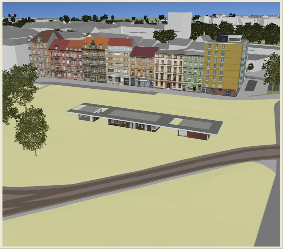 3D-Stadtmodell Karlsruhe im