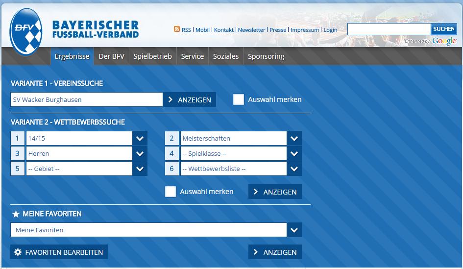Anleitung Widget-Generator Seite 1 von 8 Der Bayerische Fußball-Verband e.v. bietet für seine Mitglieder und Vereine eine einfache Möglichkeit an, Daten über den eigenen Verein direkt auf der eigenen Website anzuzeigen.