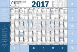 Date of publication: 06/09/2016 Price: from 1,830 Wall Calendar 2017 The large format wall calendar of Controller