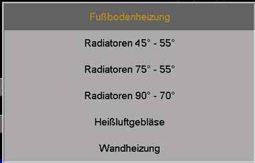 Vorlauftemperatur Anzeige der Vorlauftemperatur Aggregatstest Touchen Sie auf Pumpe, Mischer AUF und ZU