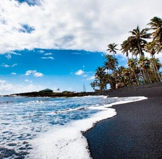Inmitten dieser kargen Landschaft wirken Kailua-Kona, Kealahekua, Puako sowie die zahlreichen Ferienanlagen wie grüne Oasen.